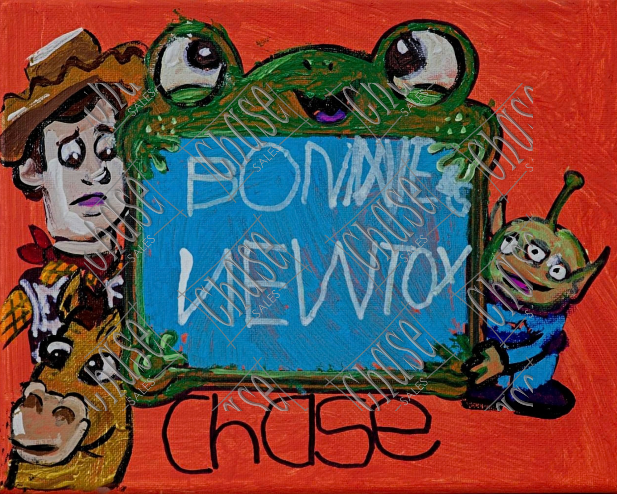 "Bonnie's New Toy" (8x10) - Painted 6/15/2026 - ORIGINAL: Available - PRINTS: Available