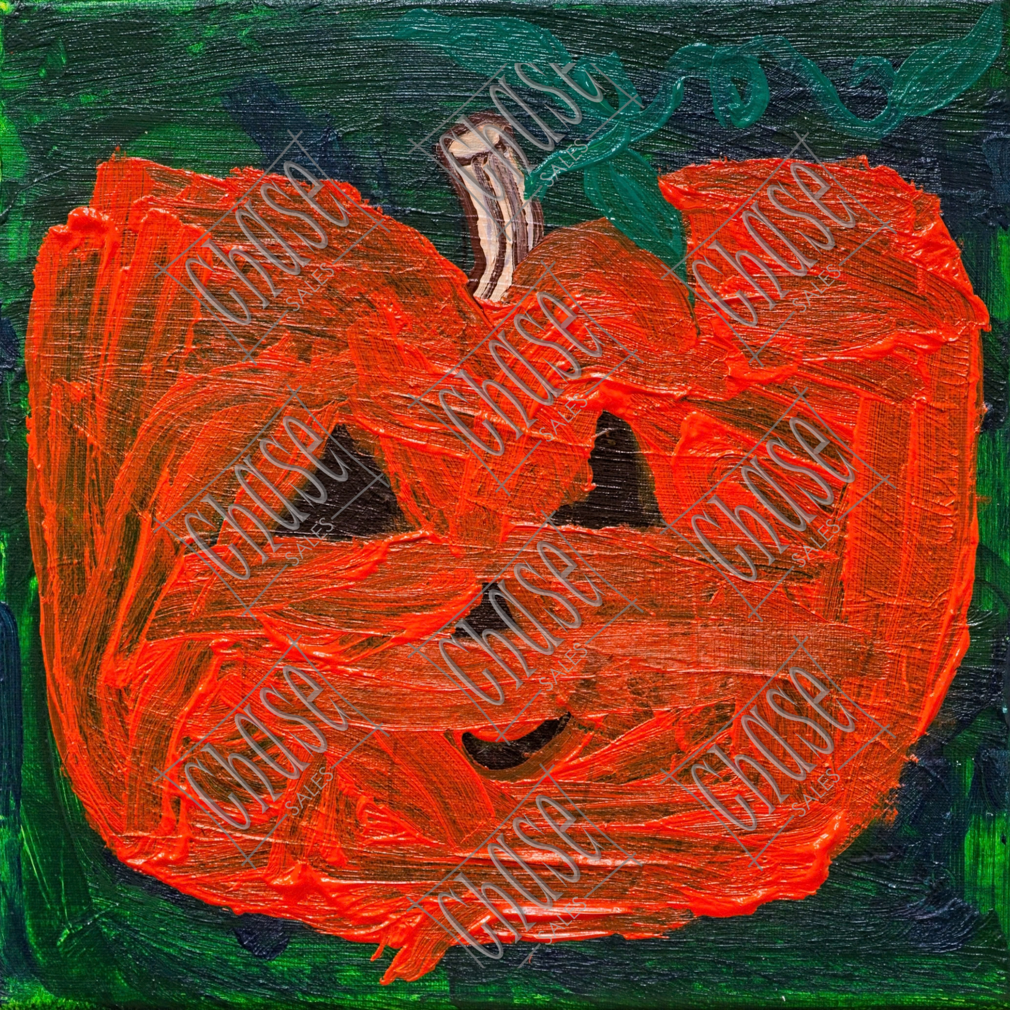 Friendly Jack (10x10) - Painted 10/17/2025 - ORIGINAL: Available - PRINTS: Available