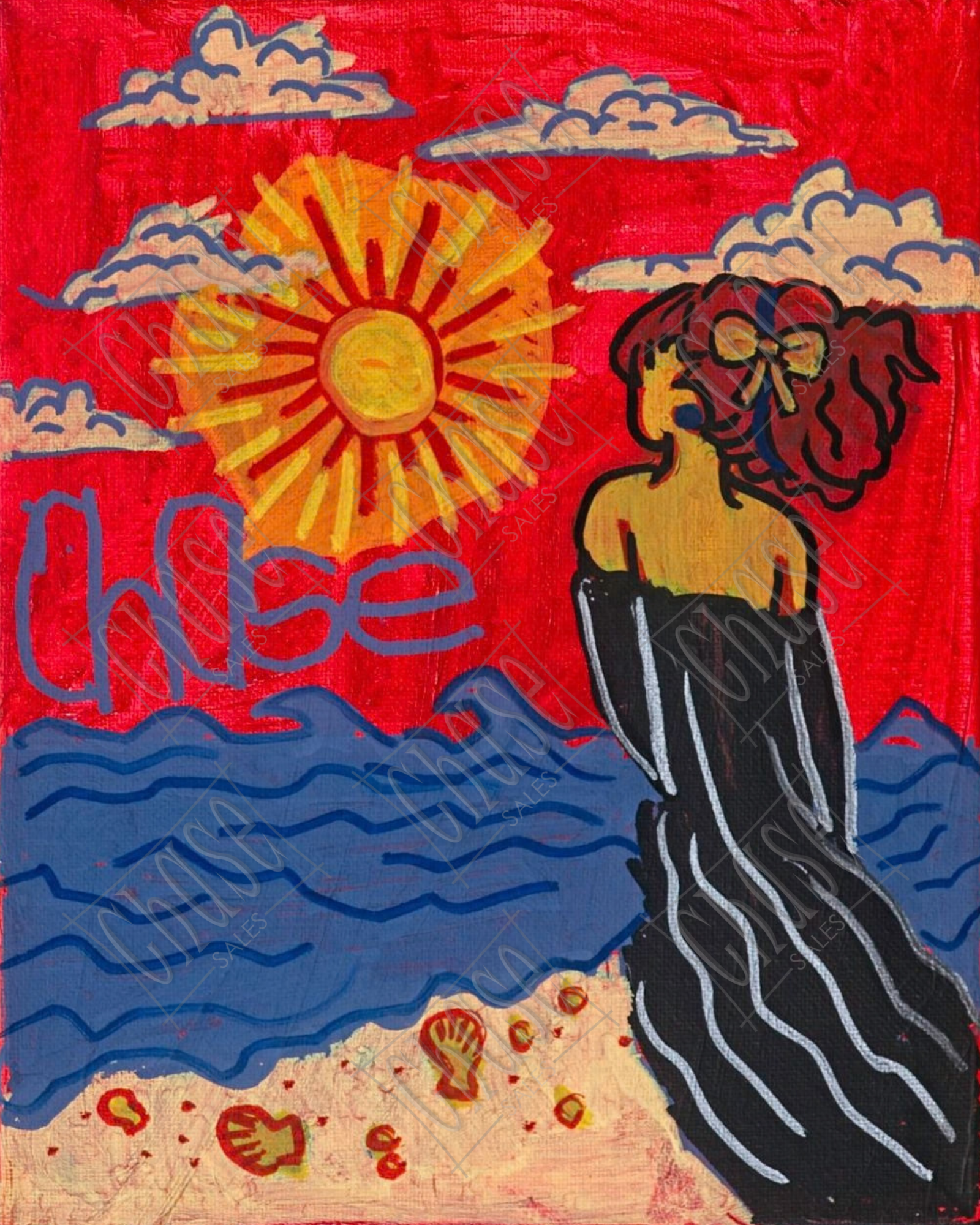 Seaside Wondering (8X10) - Painted 6/12/2026 - ORIGINAL: Available - PRINTS: Available