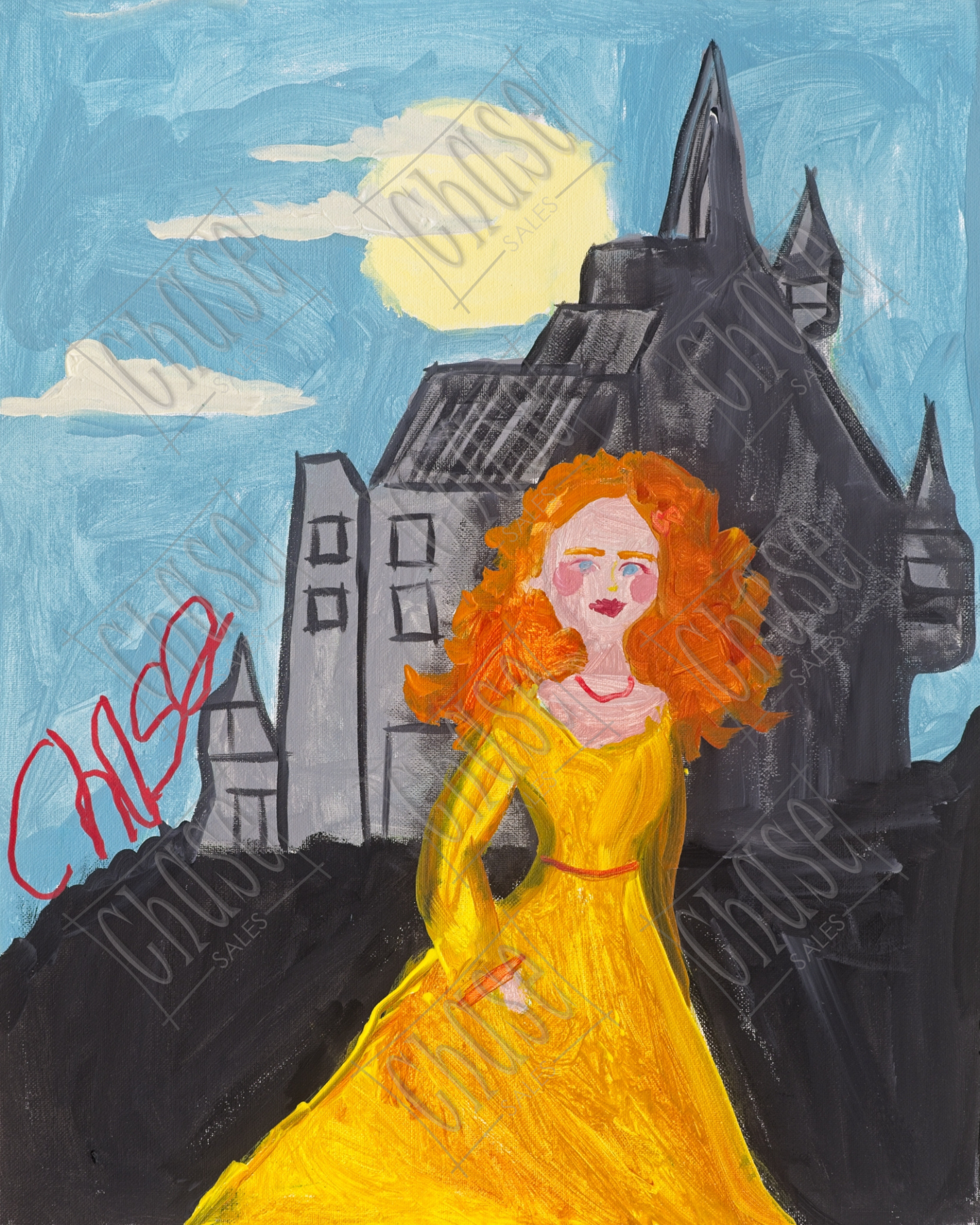 The Castle Brave (16x20) - Painted 2/14/2025 - ORIGINAL: Available - PRINTS: Available