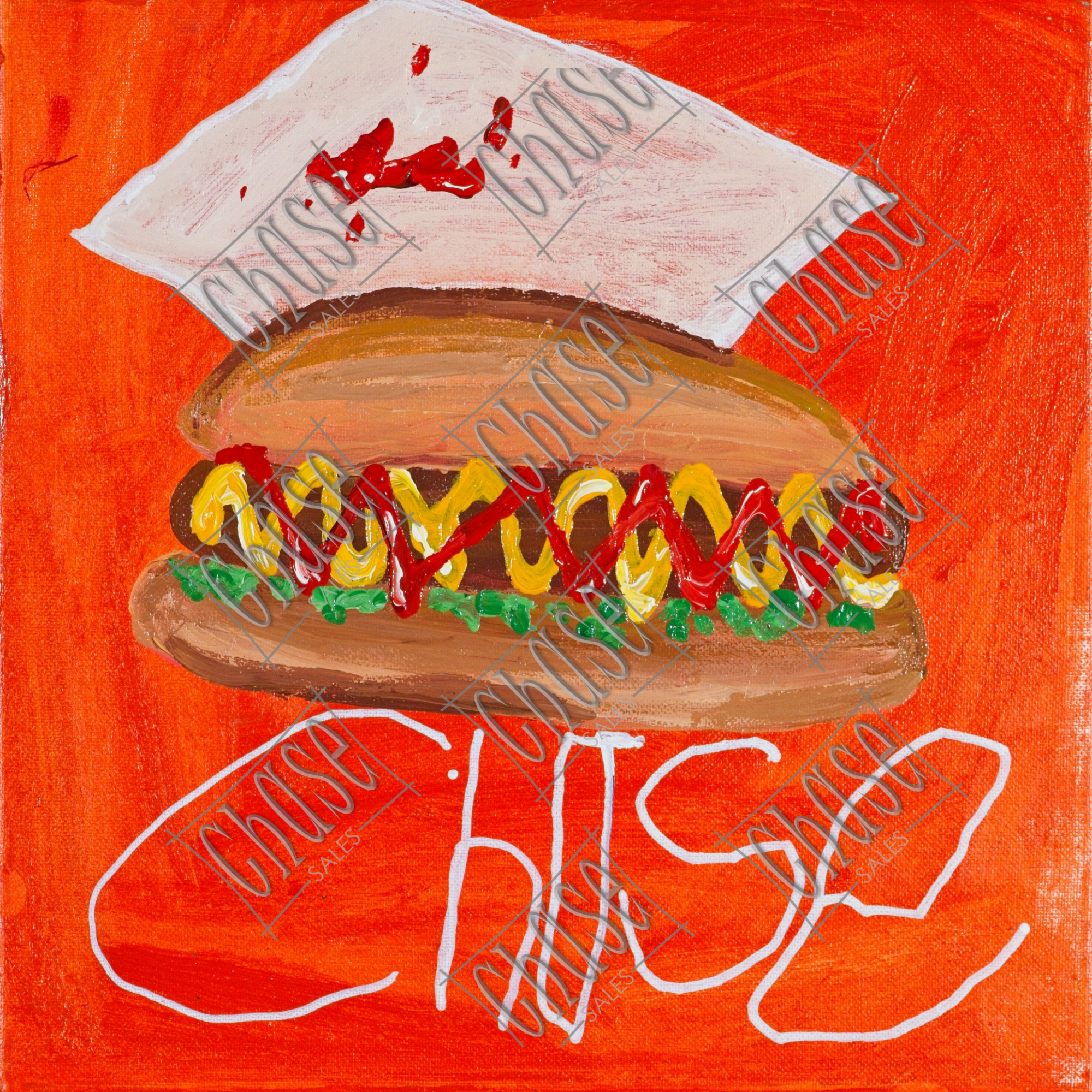 Give Me A Ballpark (12x12) - Painted 10/11/2024 - ORIGINAL: Available - PRINTS: Available