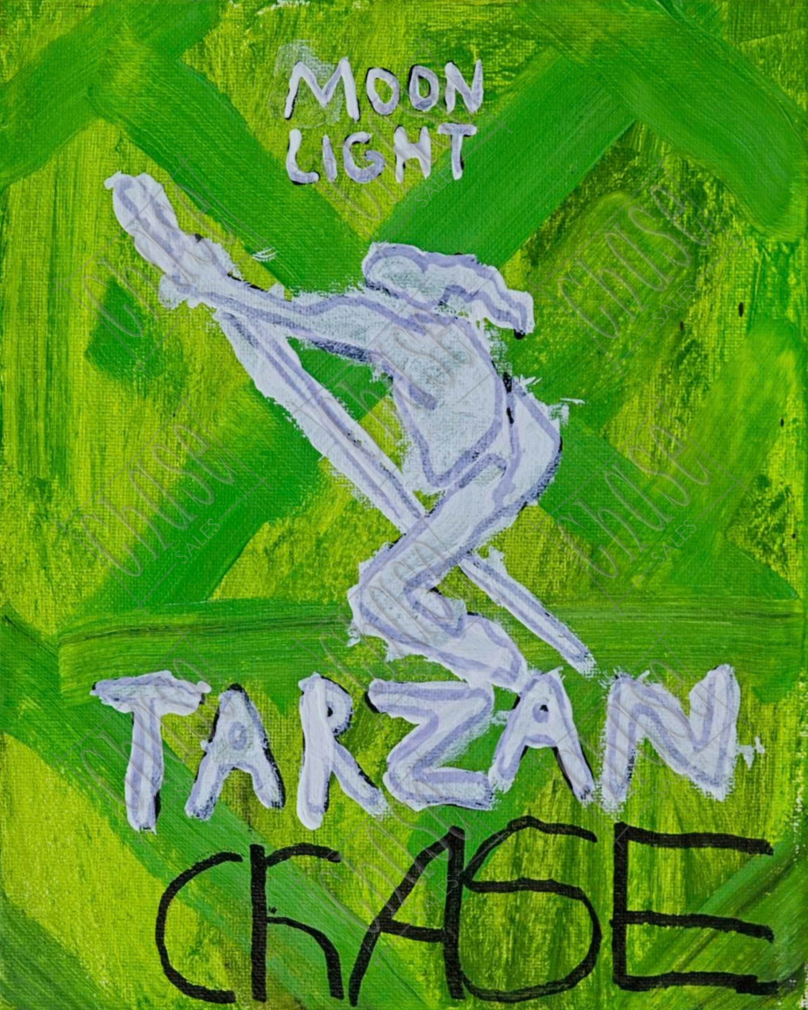 Moonlight Series: "Tarzan" (8x10) - Painted 4/24/2026 - ORIGINAL: Available - PRINTS: Available