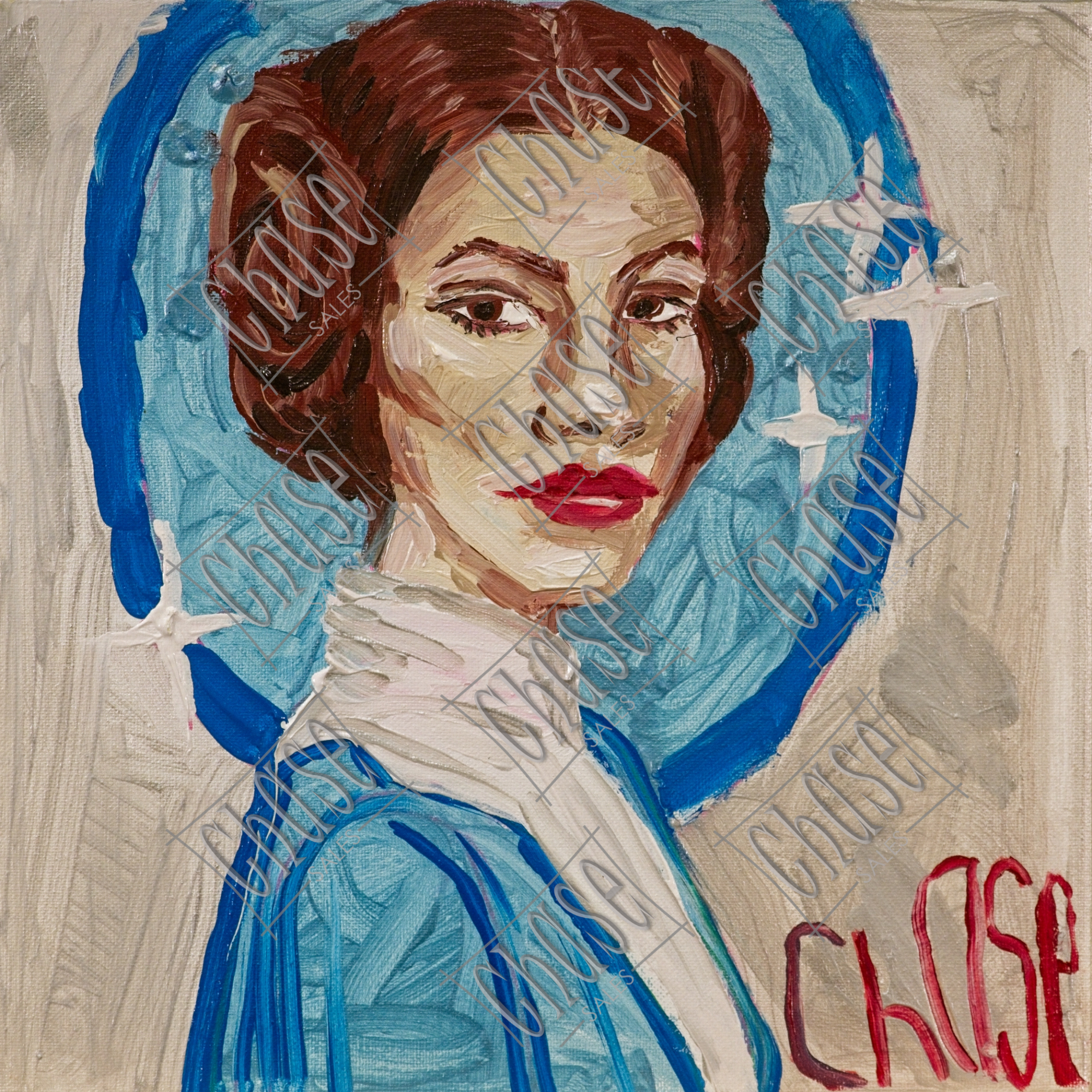 Rebel Princess 5.0 (12X12) - Painted 5/30/2025 - ORIGINAL: SOLD - PRINTS: Available