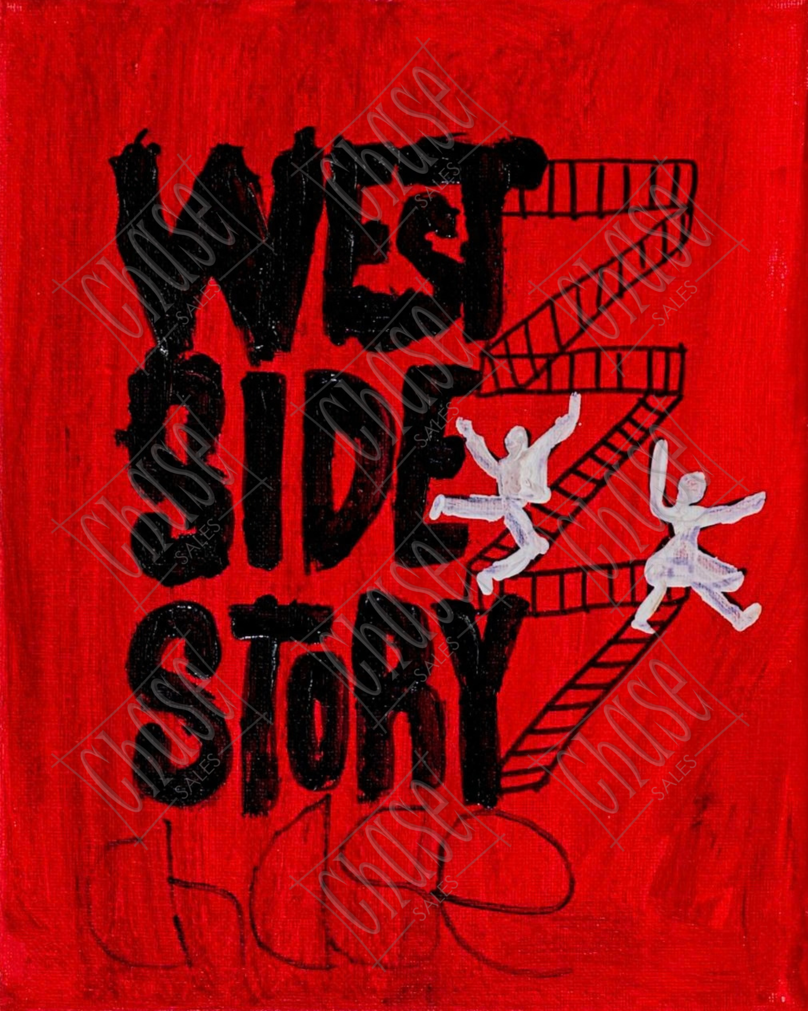 Moonlight Series: "West Side Story" (8x10) - Painted 4/17/2026 - ORIGINAL: Available - PRINTS: Available