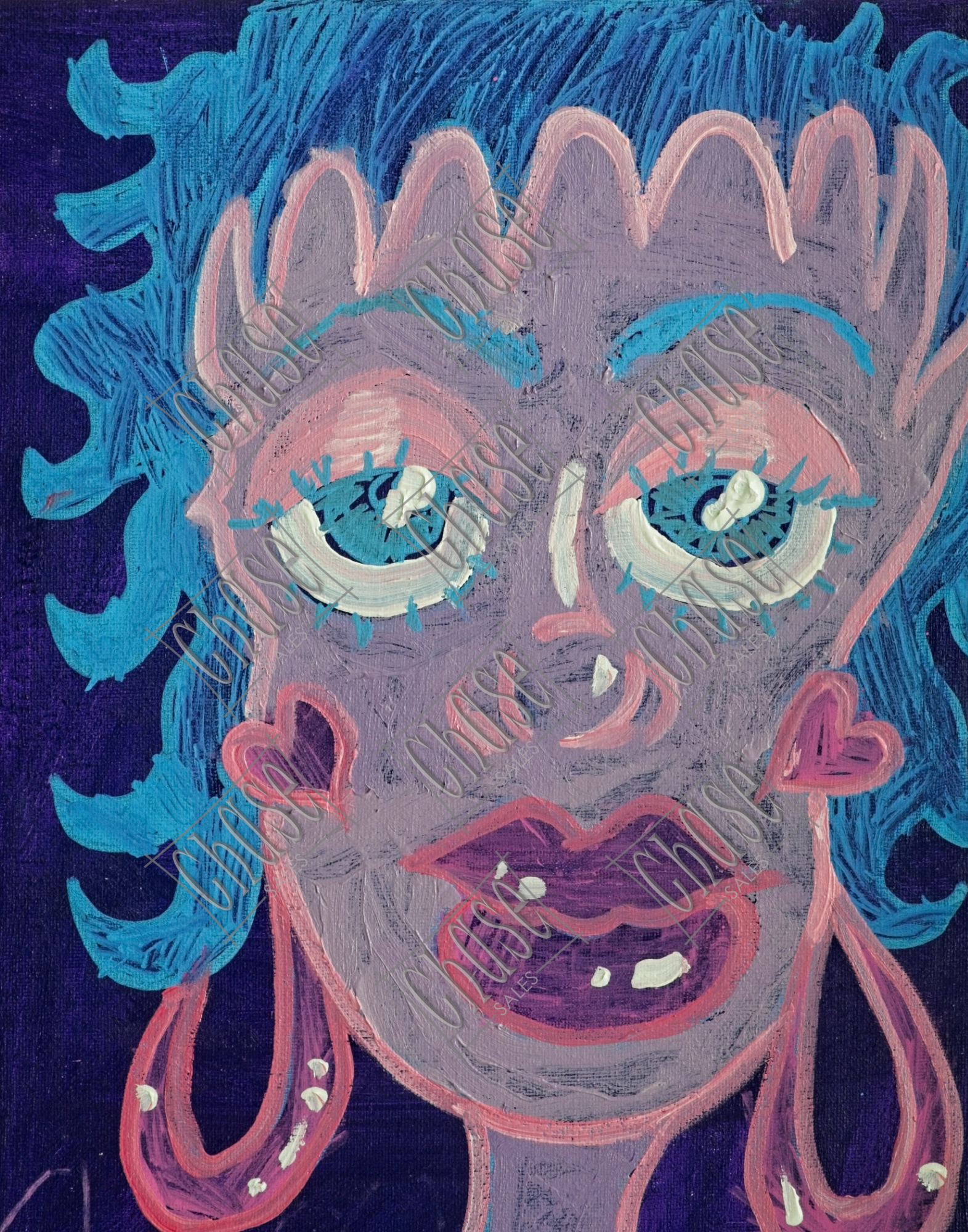 Blue Eyed Babe (11X14) - Painted 6/27/2025 - ORIGINAL: Available - PRINTS: Available