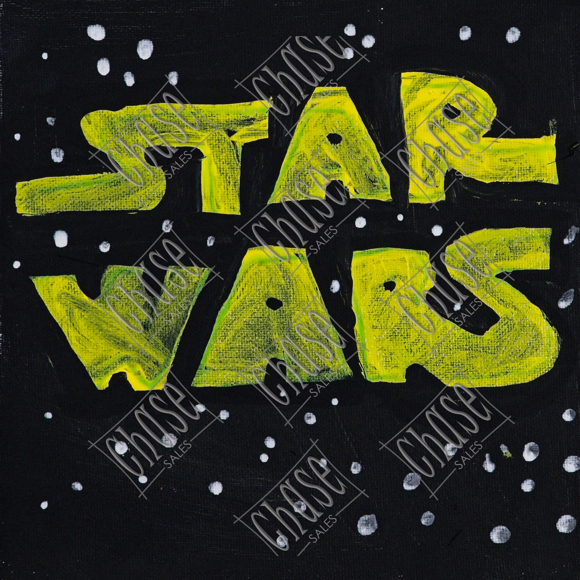 "STAR WARS" (8X8) - Painted 10/25/2024 - ORIGINAL: Available - PRINTS: Available
