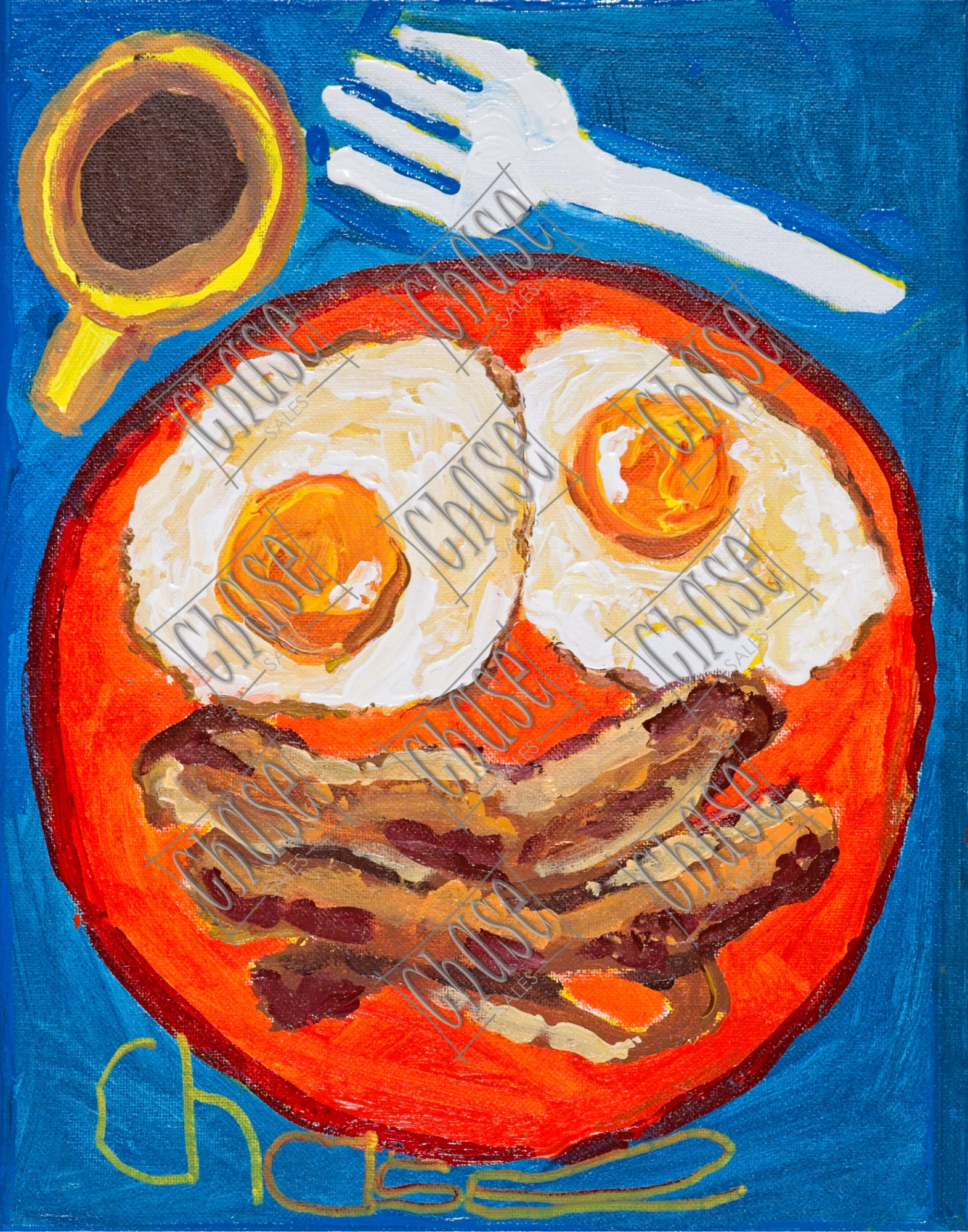 Smile Side Up (11x14) - Painted 10/4/2024 - ORIGINAL: Available - PRINTS: Available