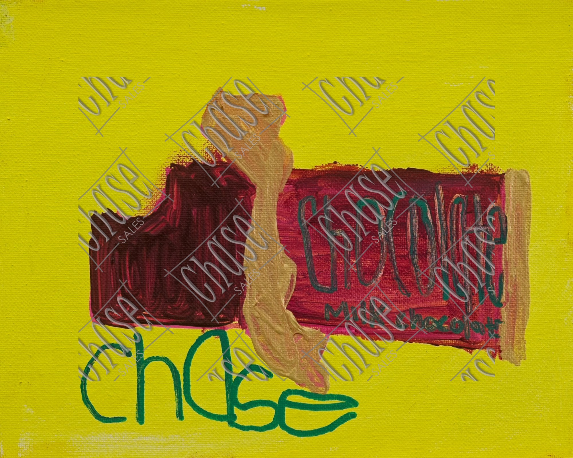 Chocolate Bar (8x10) - Painted 12/13/2024 - ORIGINAL: Available - PRINTS: Available