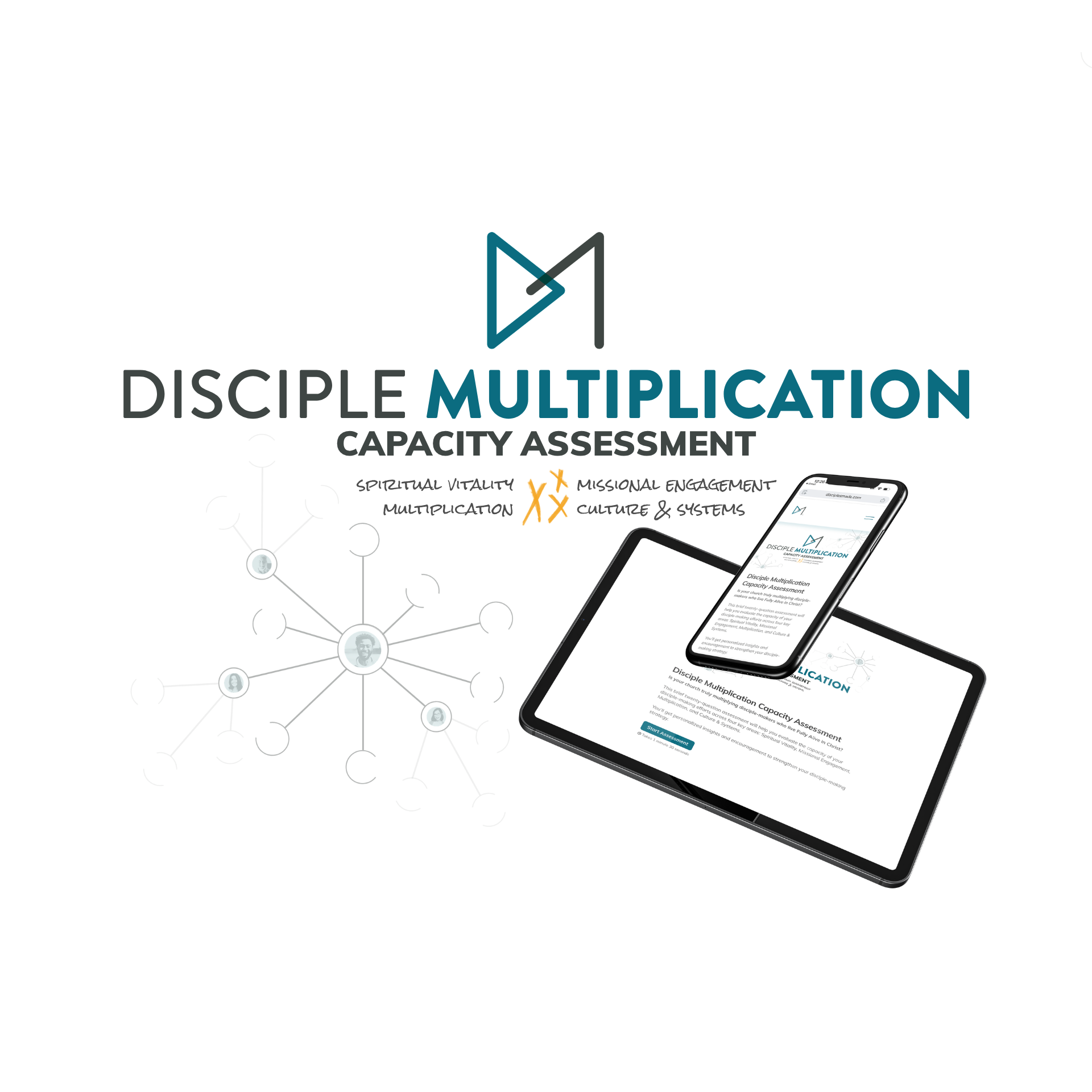 Disciple Multiplication Capacity Assessment on laptop and phone