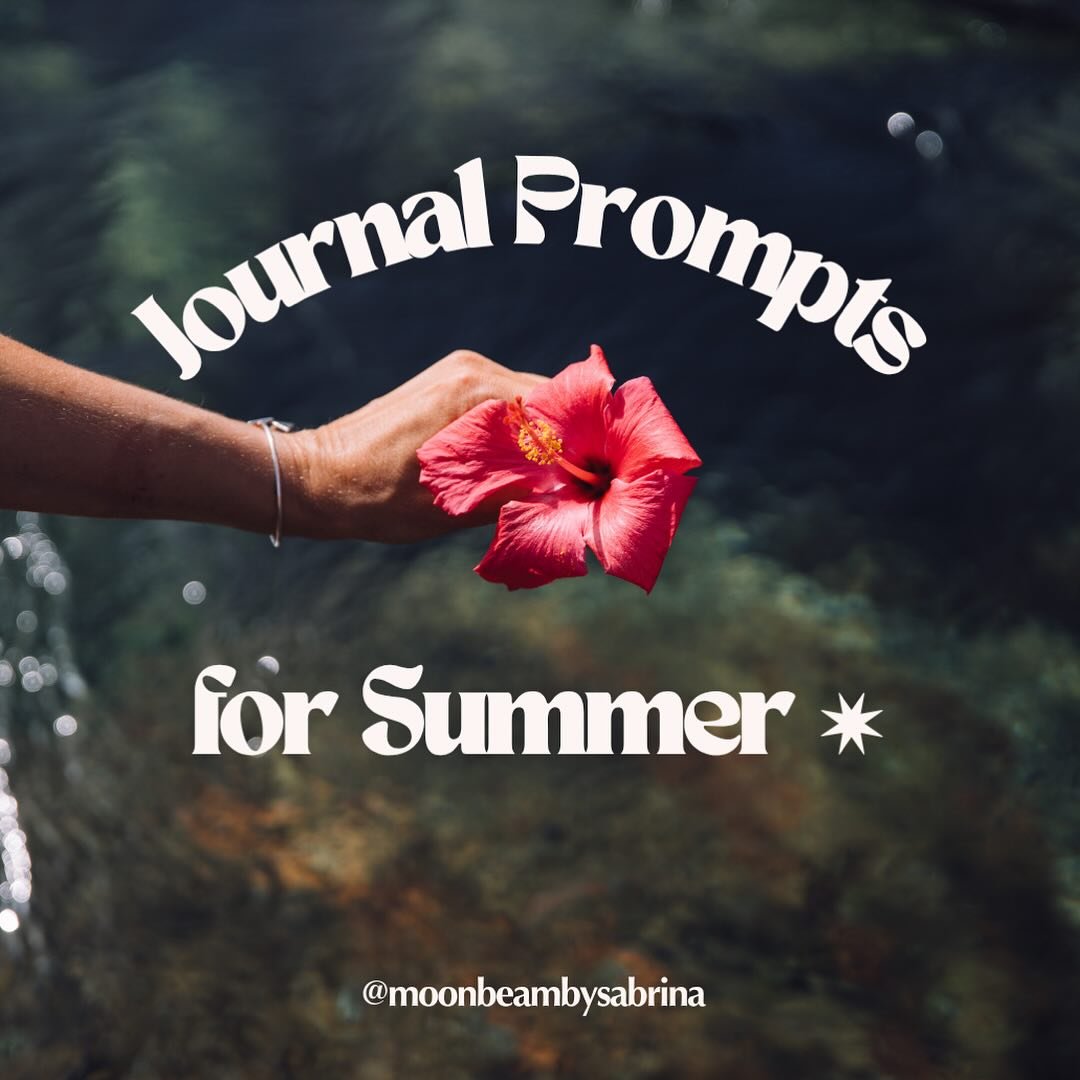 Journal Prompts for Summer ✨🌞❤️&zwj;🔥

Summer is a time of fire &amp; transformation ✷ a time to follow your heart ✷ a time of peak fertility, celebration, &amp; enjoying the fruit of the seeds we planted in the dark of winter ✷ a time of courage, 