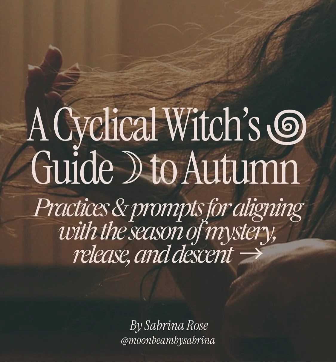 The season of mystery, release, &amp; descent 〰

Are you feeling the subtle shifts in the air? The sense of mystery floating in the wind? The beginning signs of the descent into the underworld?
&nbsp;
The autumn equinox is a time of balance, suspende