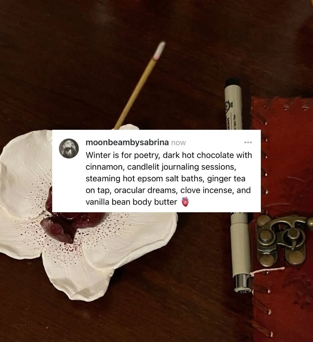 Winter visions 🫀🌀🪾☕️

#cyclicalliving #poetry #wellness