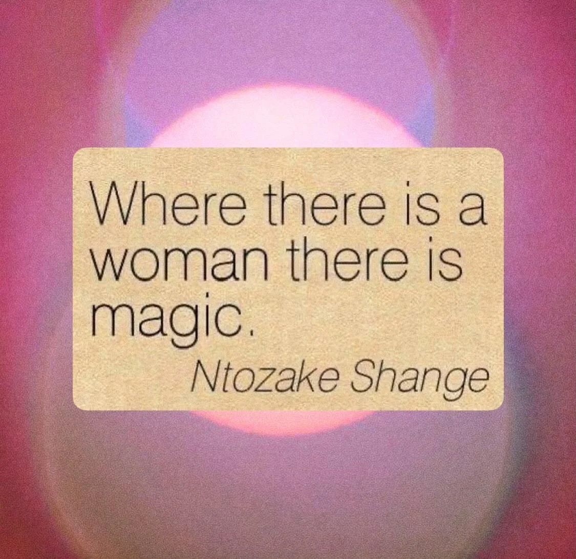&ldquo;When there is a woman there is magic. If there is a moon falling from her mouth, she is a woman who knows her magic, who can share or not share her powers. A woman with a moon falling from her mouth, roses between her legs and tiaras of Spanis