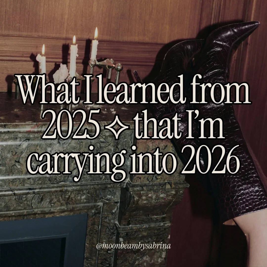 2025 was a year of breaking patterns 🌀

A year of quiet intensity, of getting swallowed up, swished around, and spit out unrecognizable.
 
It was a year of willingly walking into the deepest parts of the labyrinth, and returning with fresh skin. 
 
