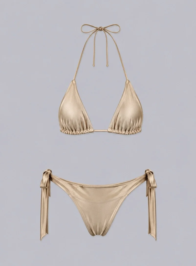 Golden Belt Bikini Bottom