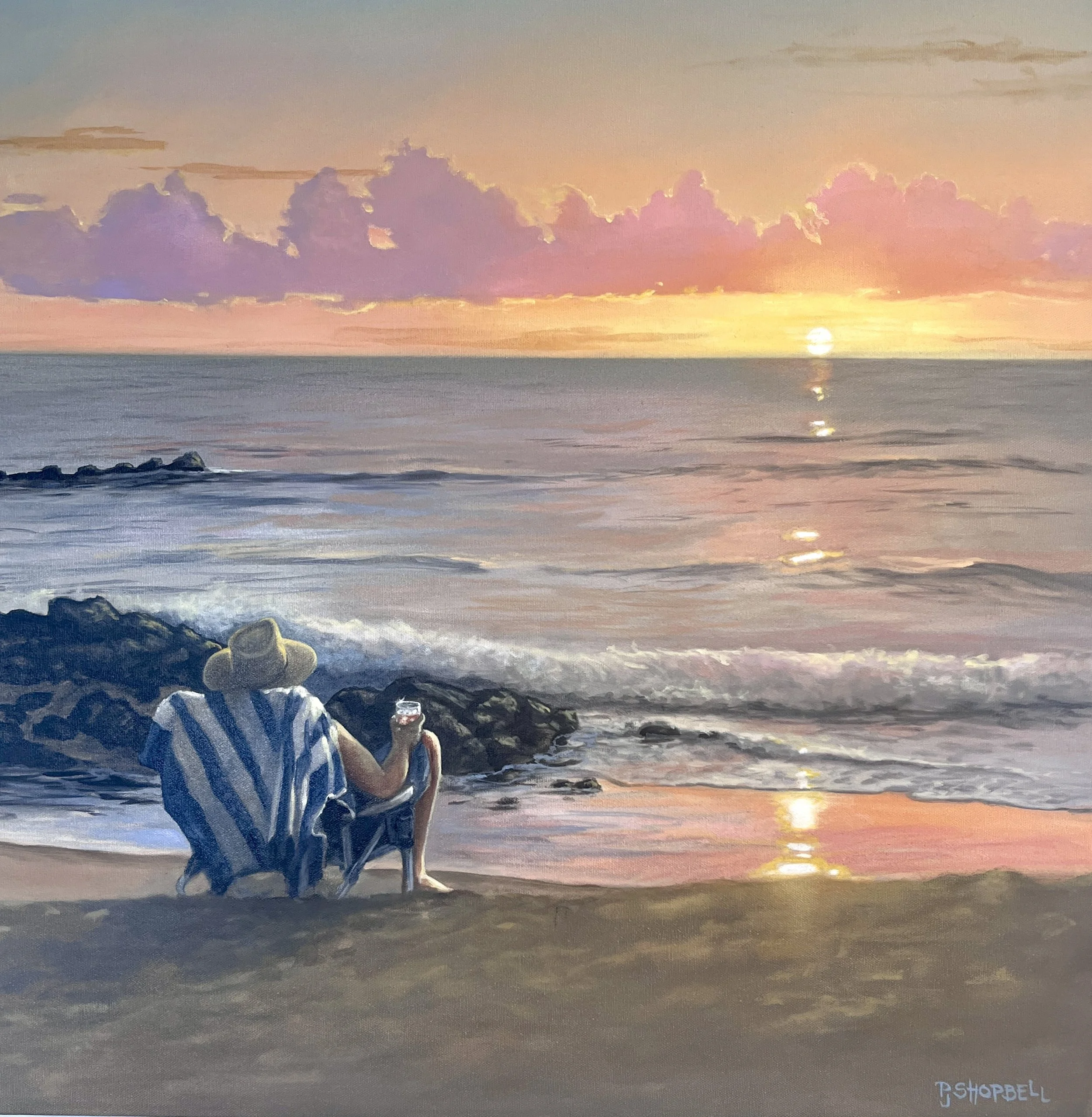  The Best Seat In The House  
Oil on Gallery Wrap Linen
24" x 24" x 1.5"