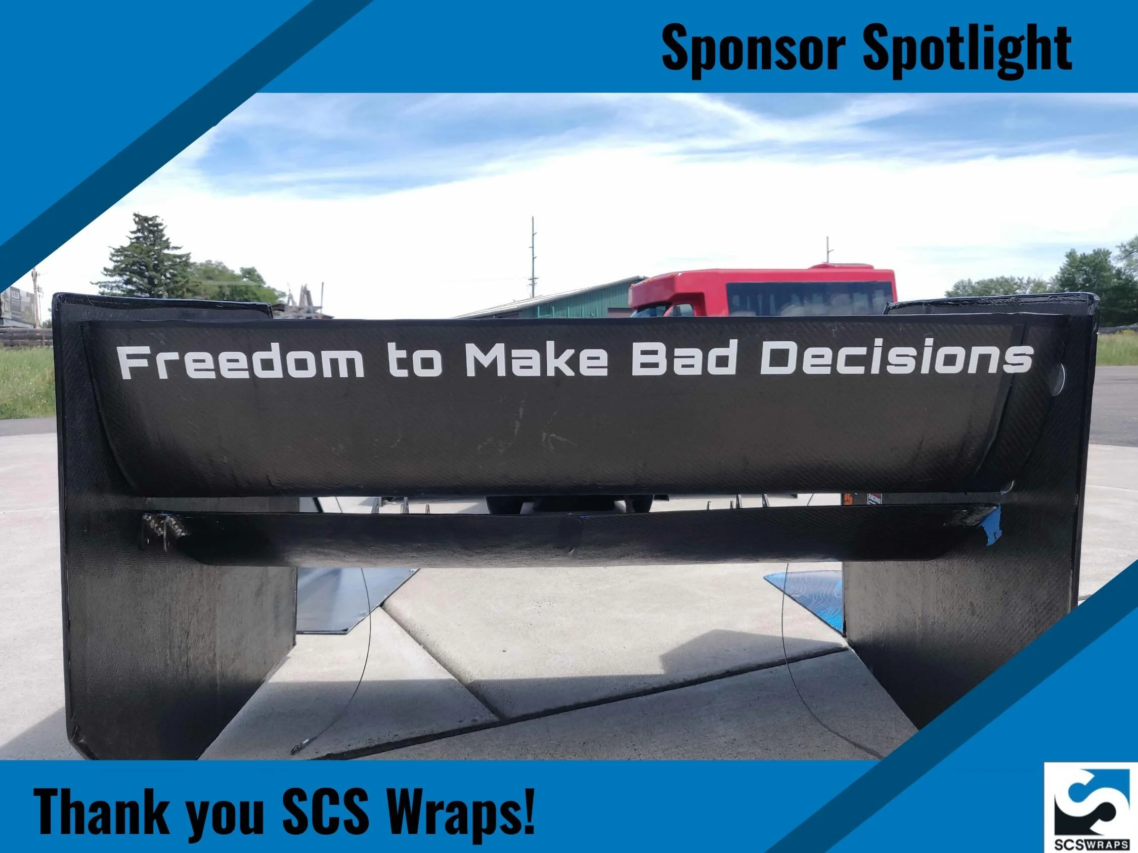 Thanks to @scswraps MT26 has gotten the tender loving care its been needing. They wrapped our car and provided us with brand new decals for our other 2026 sponsors that will be added as soon as we get our aero kit back on. MT26 is ready for all of he