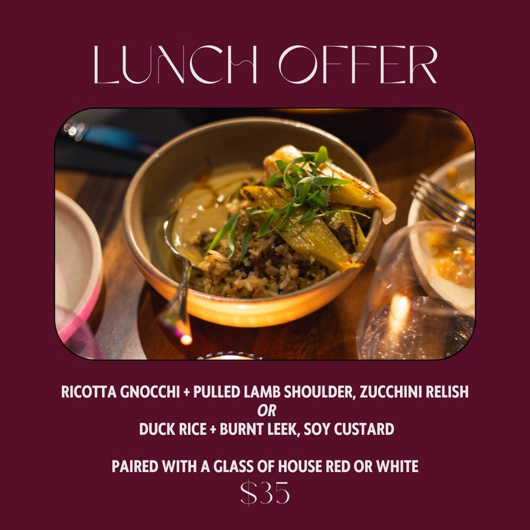 Comfort food with a glass of wine for lunch? We think so! 

Indulge in our monthly lunch offers available now at GND. 🍽️🍷