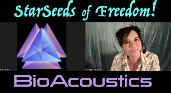 StarSeeds of Freedom! "BioAcoustics" Sharry Edwards joins Carrington MacDuffie