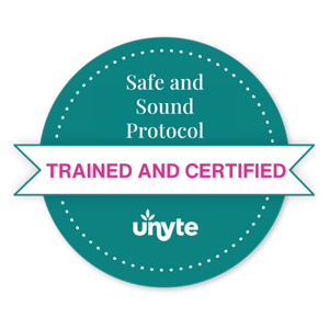 Logo for the Safe and Sound Protocol certification