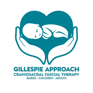 Logo for Gillespie Approach hands cradling baby