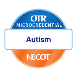 Logo for the NBCOT OTR Autism certification