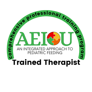Logo for AEIOU Pediatric Feeding certification