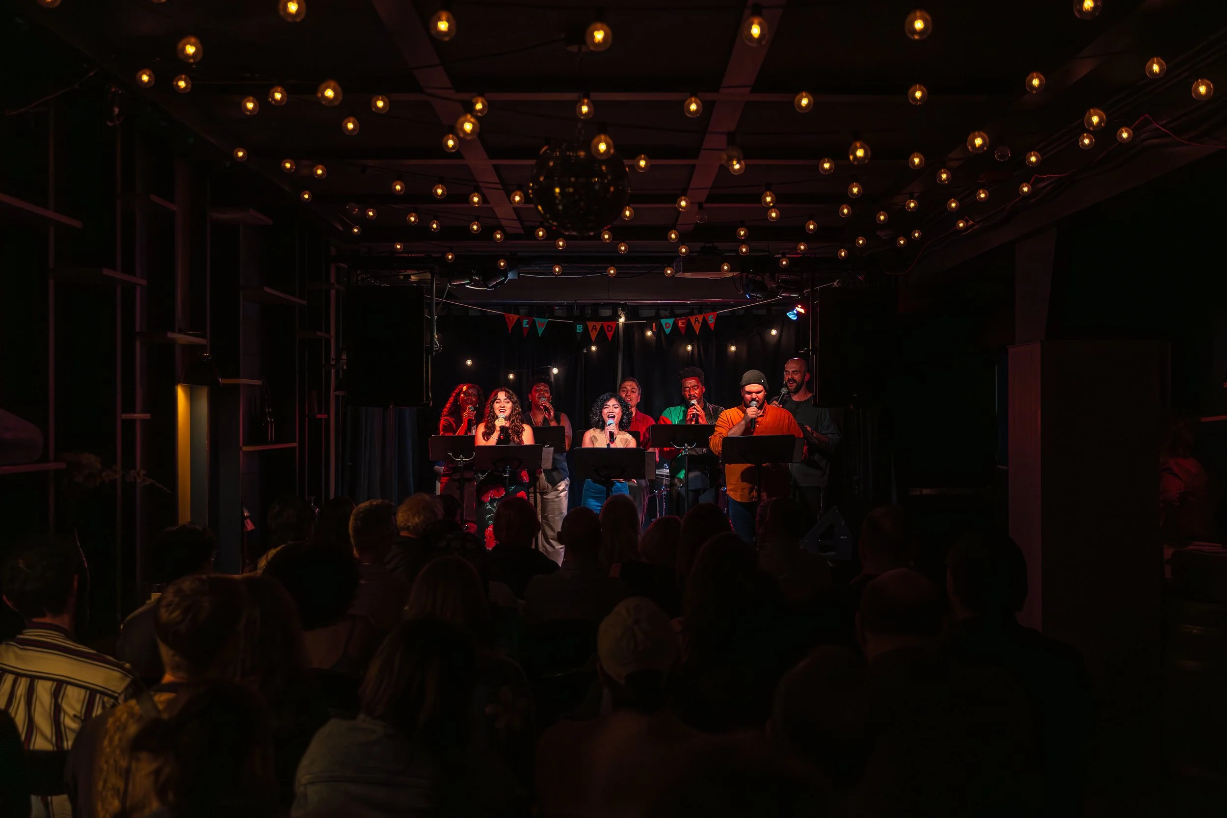 New Bad Ideas Live with Bad Hats Theatre, Burdock Music Hall, September 2025. Photos by Barry McClusky.