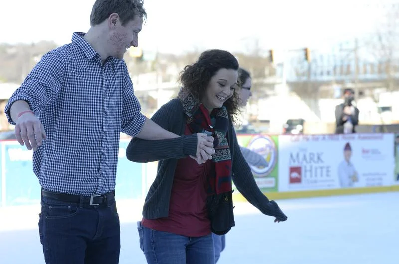 Chillin’ on the river: ‘Landing’ is part of the process as new Ice on the Landing rink draws fun seekers