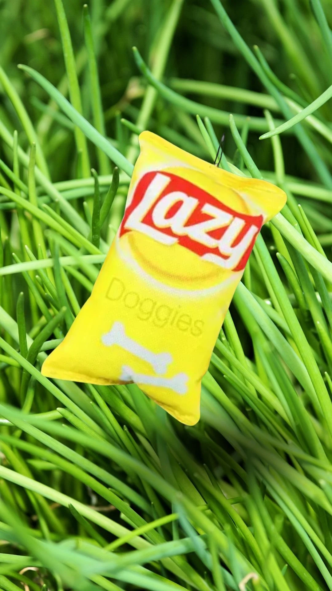 Paw-tato Chips Dog Toy Yellow