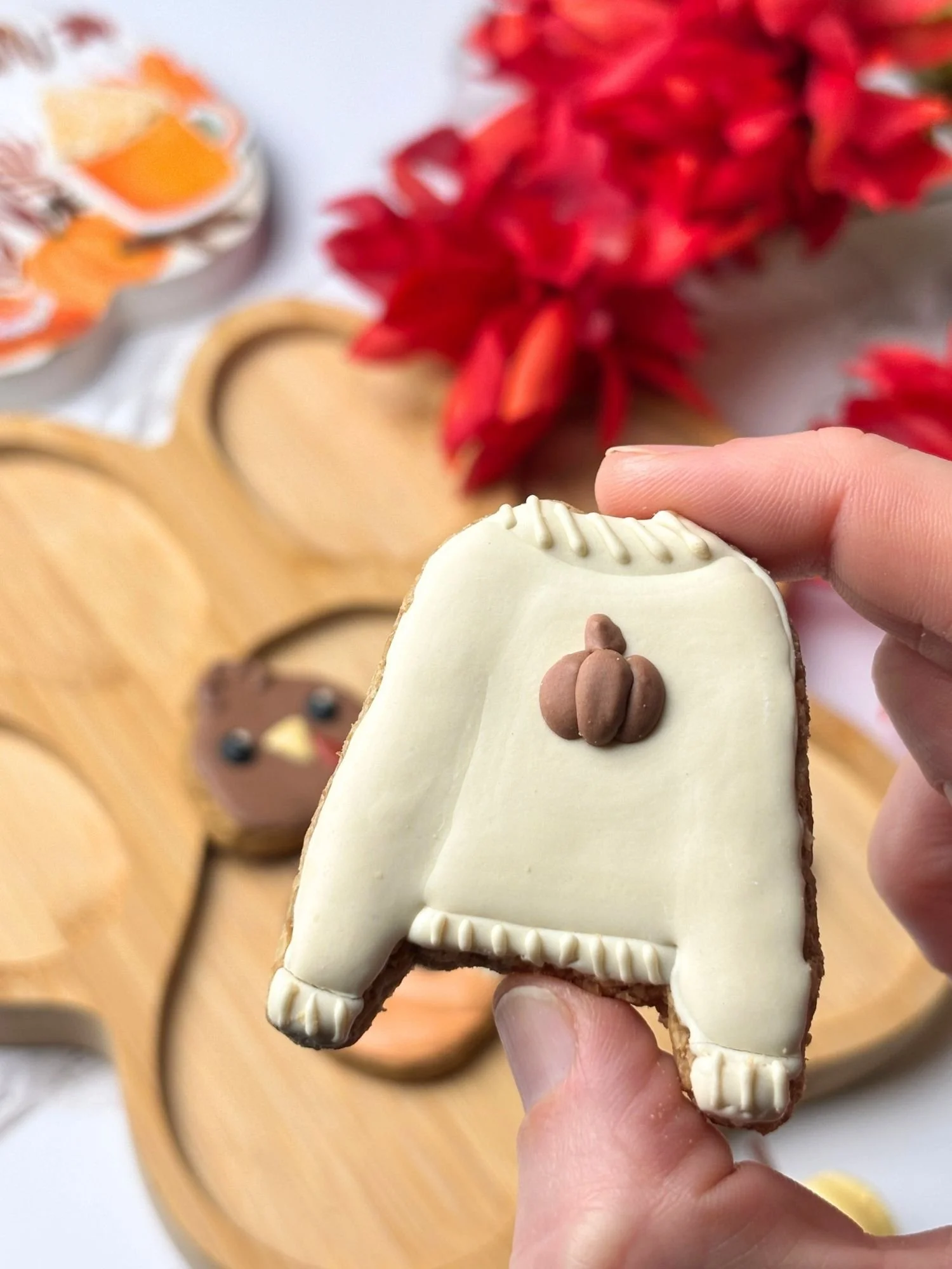 Pooch Kingdom Cosy Fall Walkies Dog Treats close-up detail