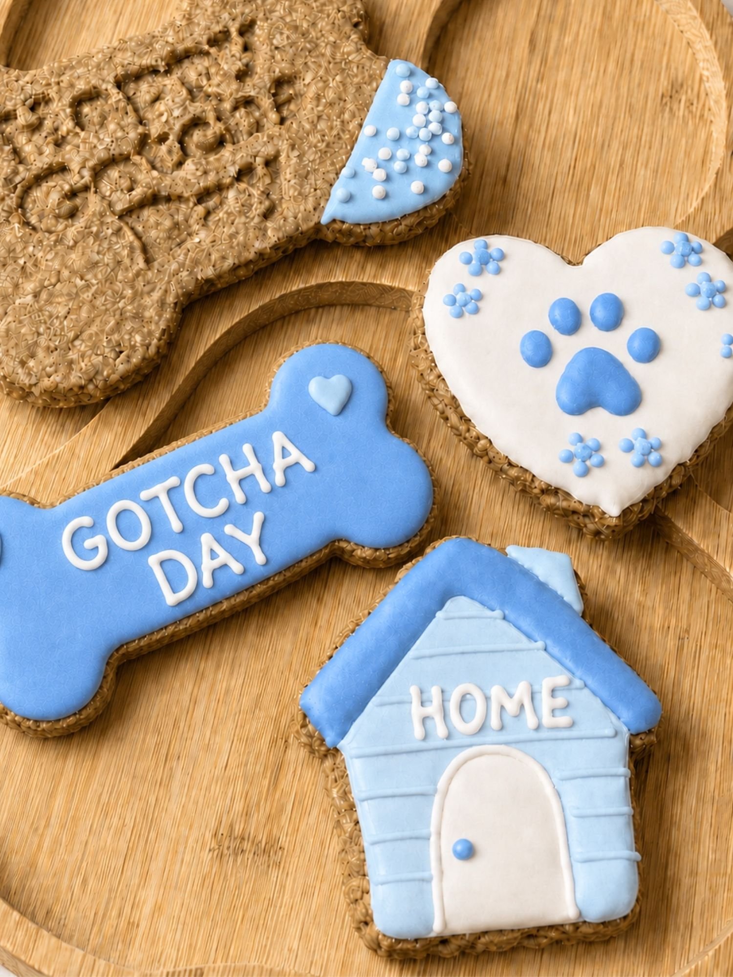 Pooch Kingdom Gotcha Day Dog Cookies Blue