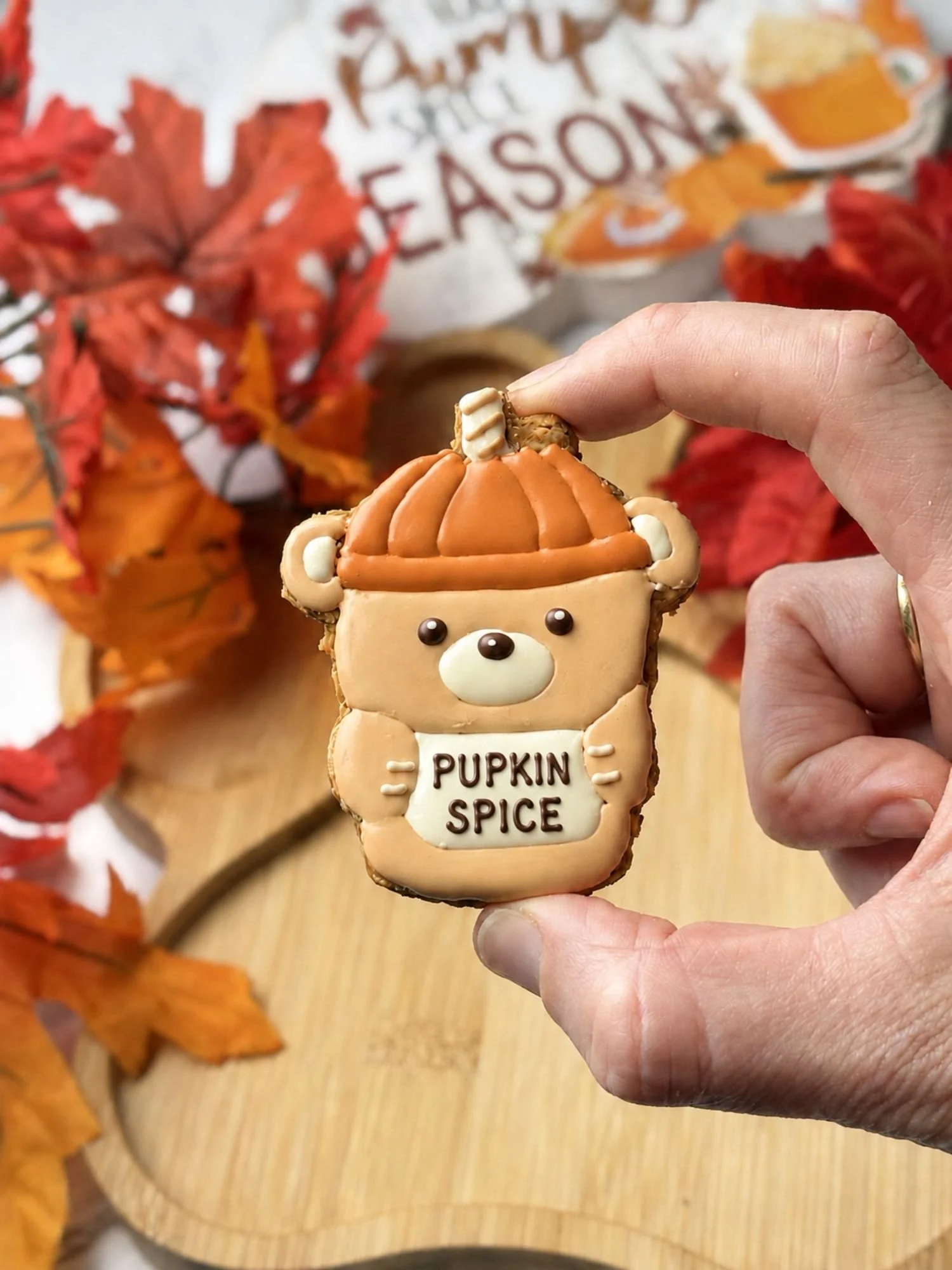 Pupkin Spice Dog Fall Cookie