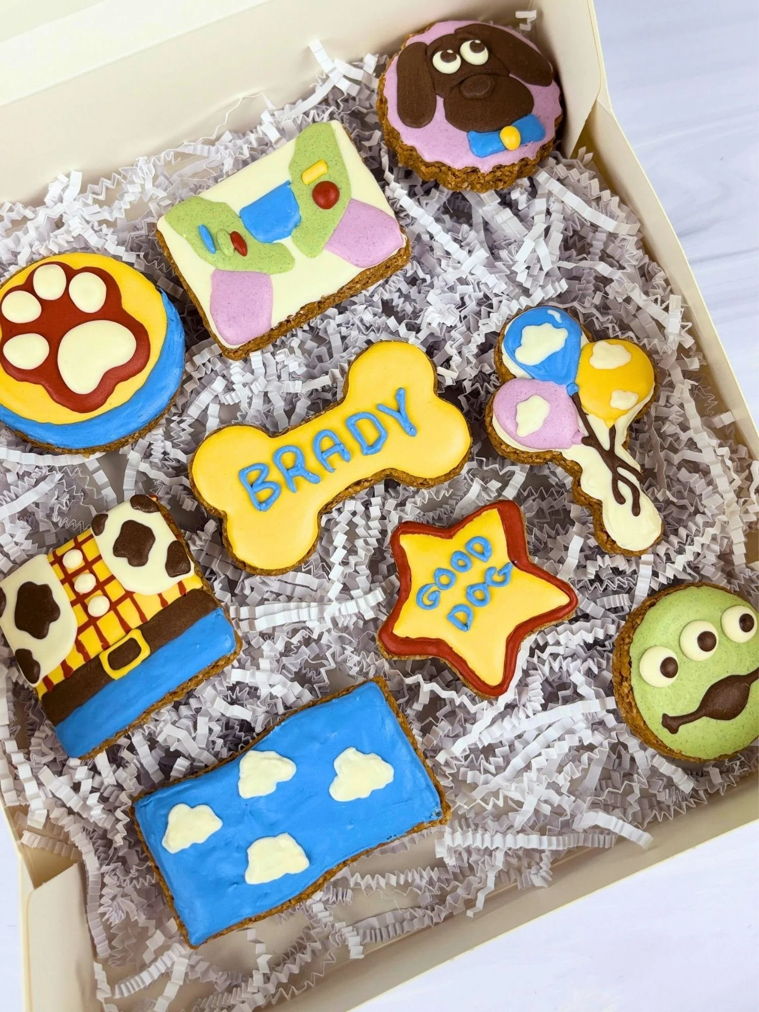 Custom Character Dog Cookie Box