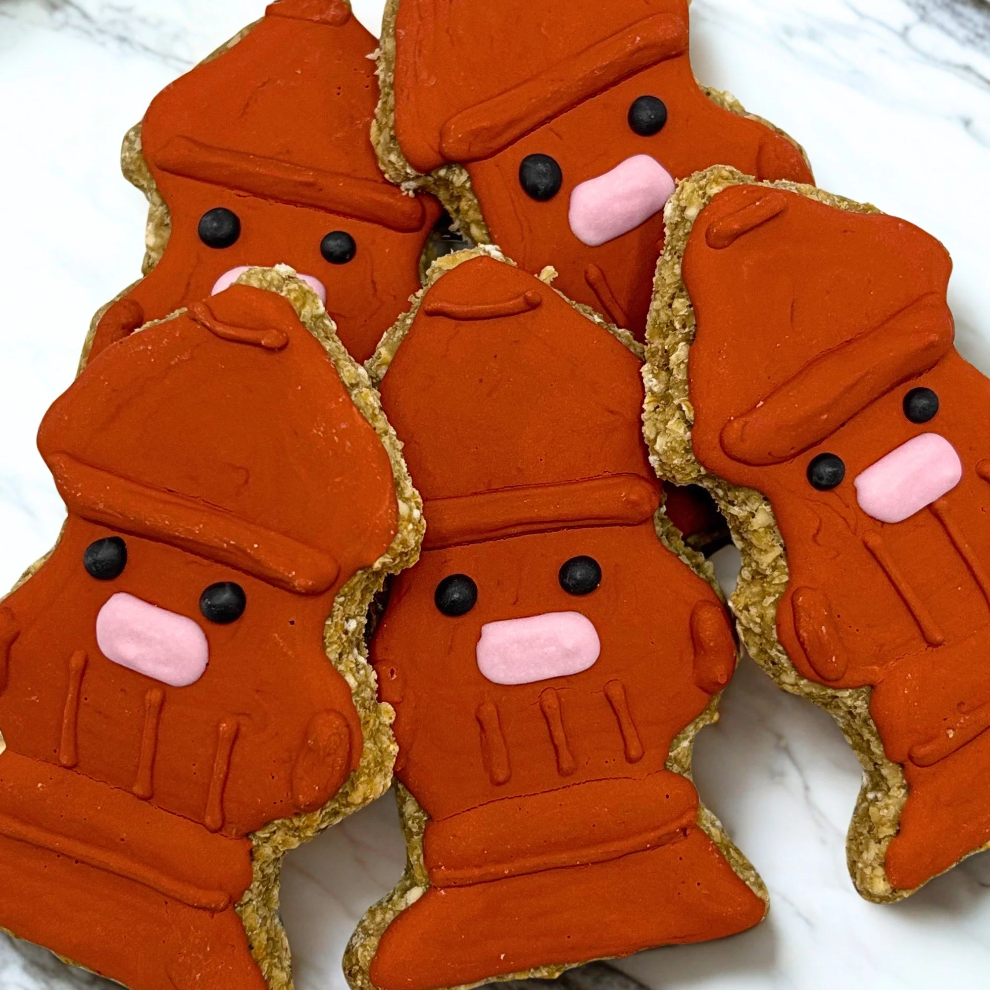 Fire Hydrant Dog Cookies