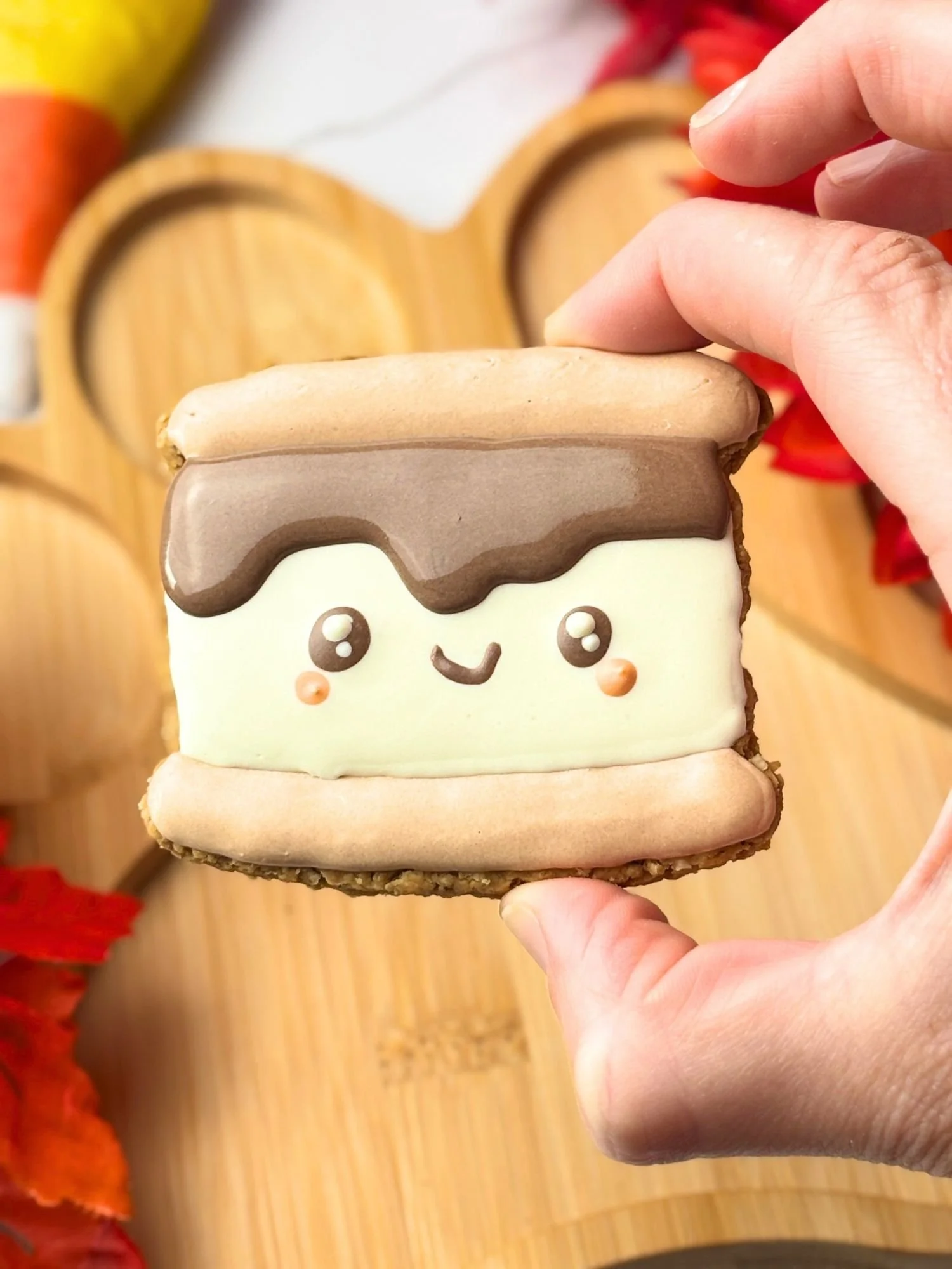 Campfire Cutie S'mores Dog Cookie