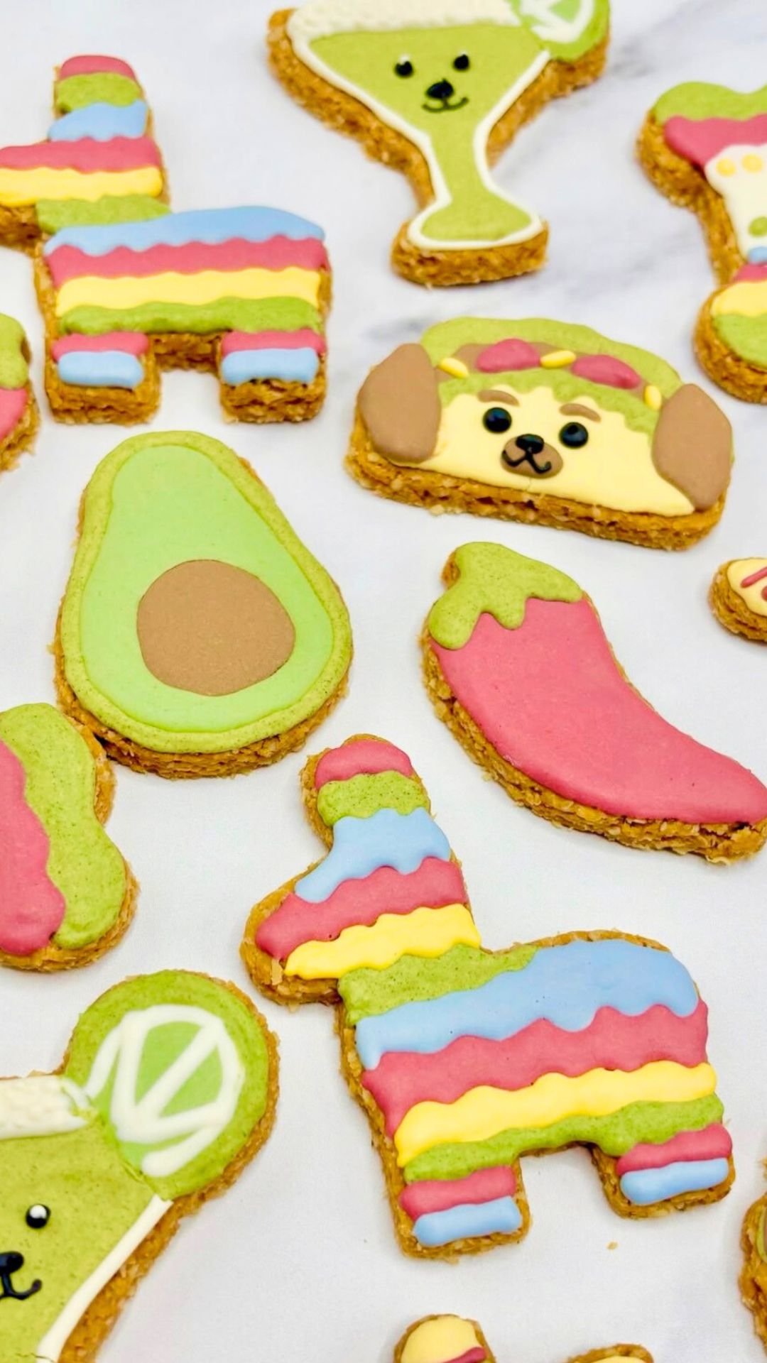 Cinco Party Cookies for Dogs