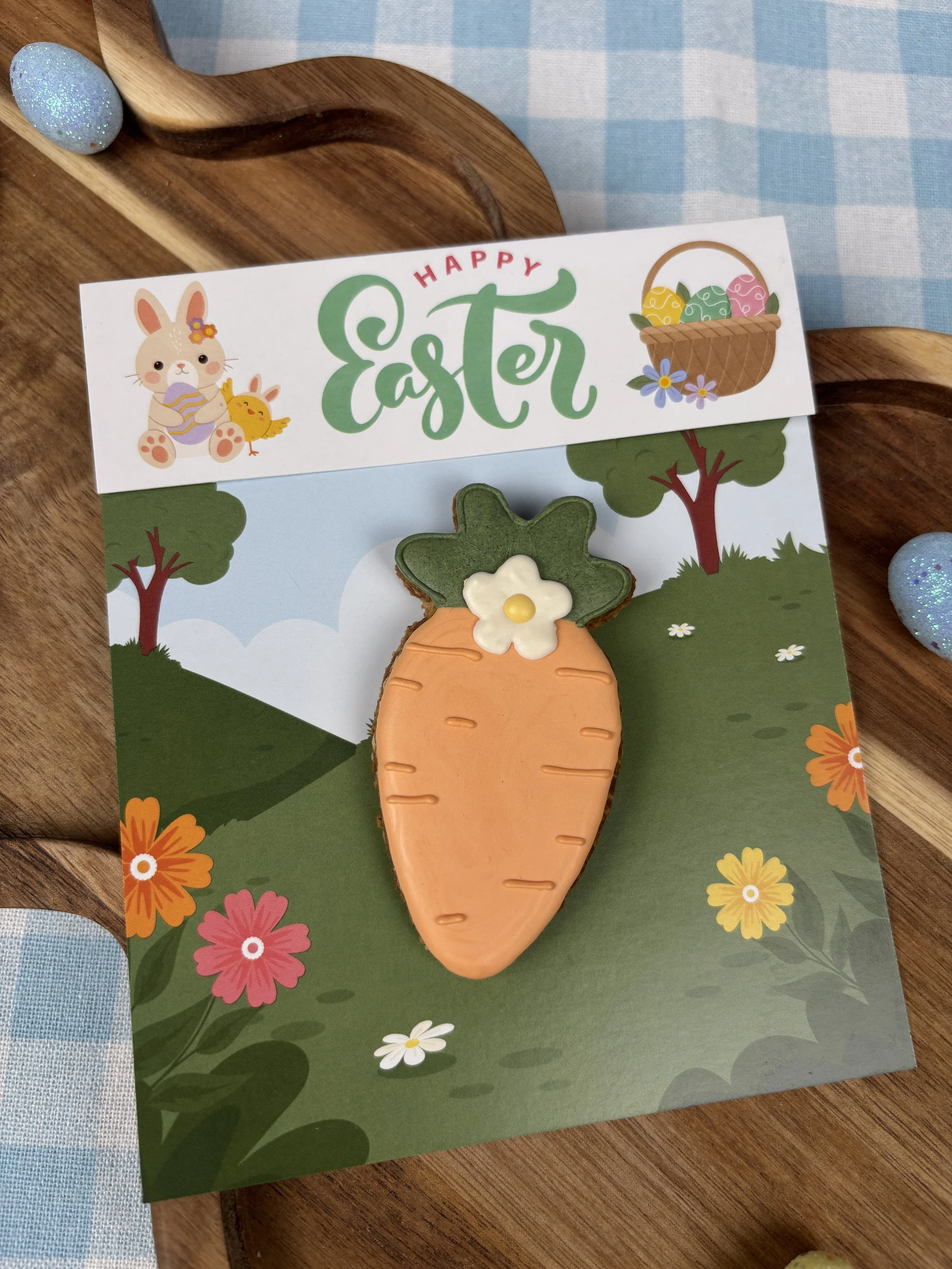 Easter Carrot Dog Cookie