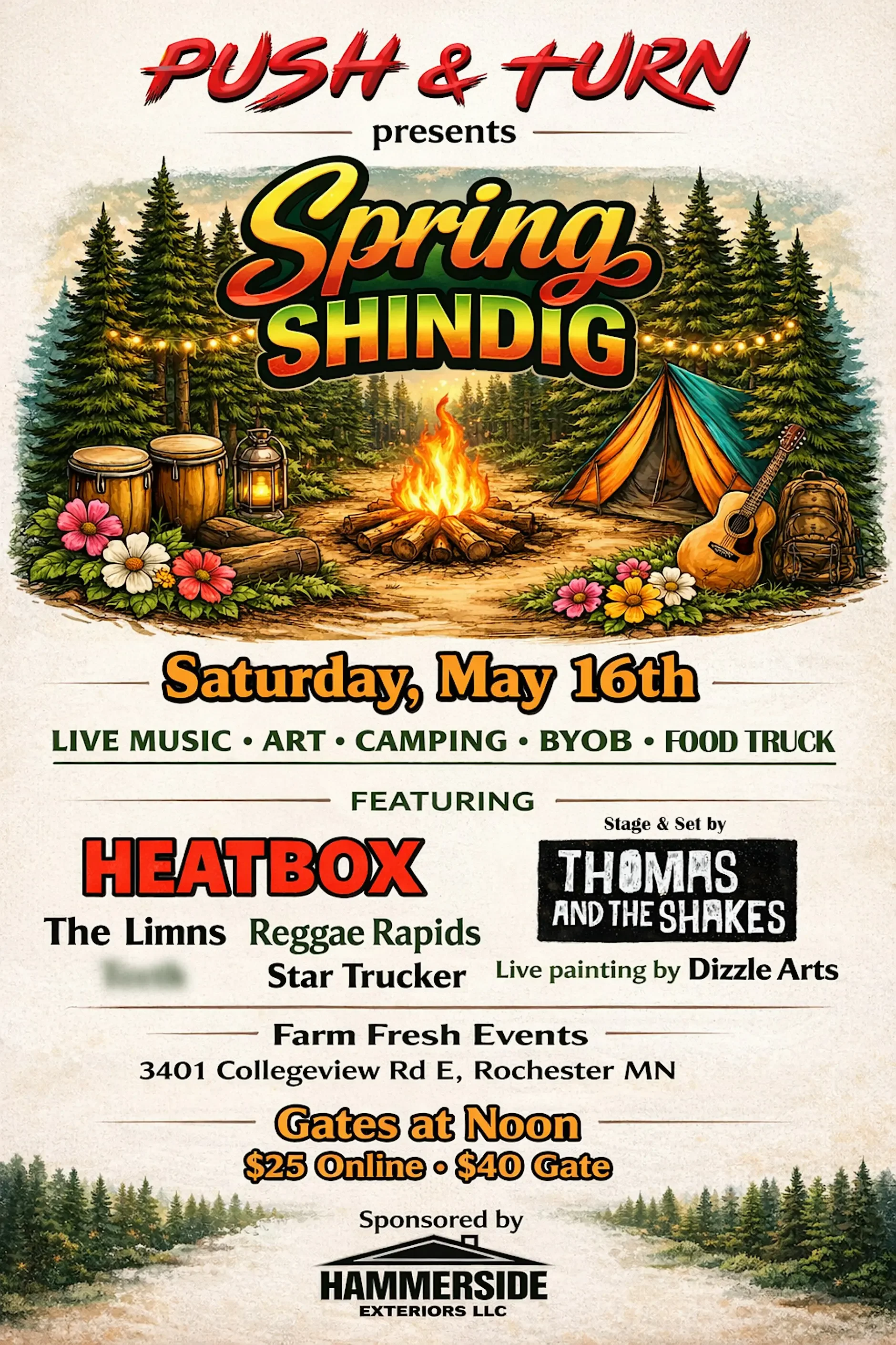 Spring Shindig with Push & Turn