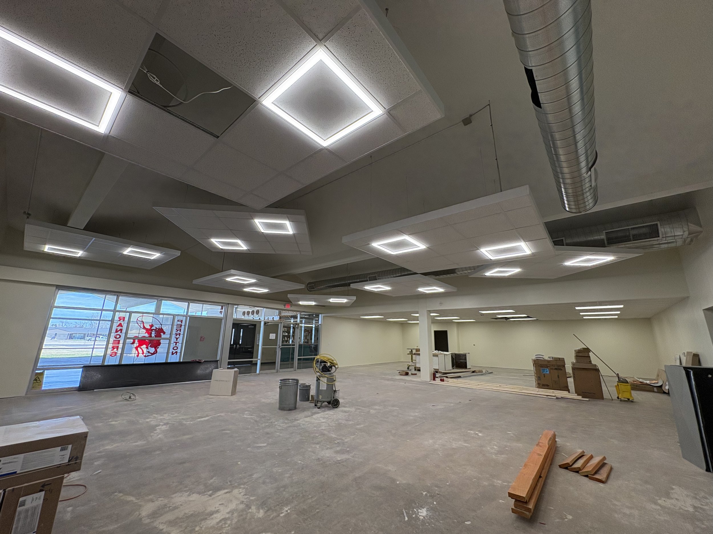 Library Construction Progress