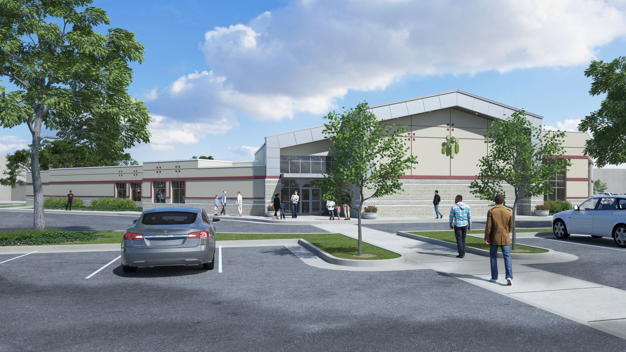 Front of Hillside Christian Church