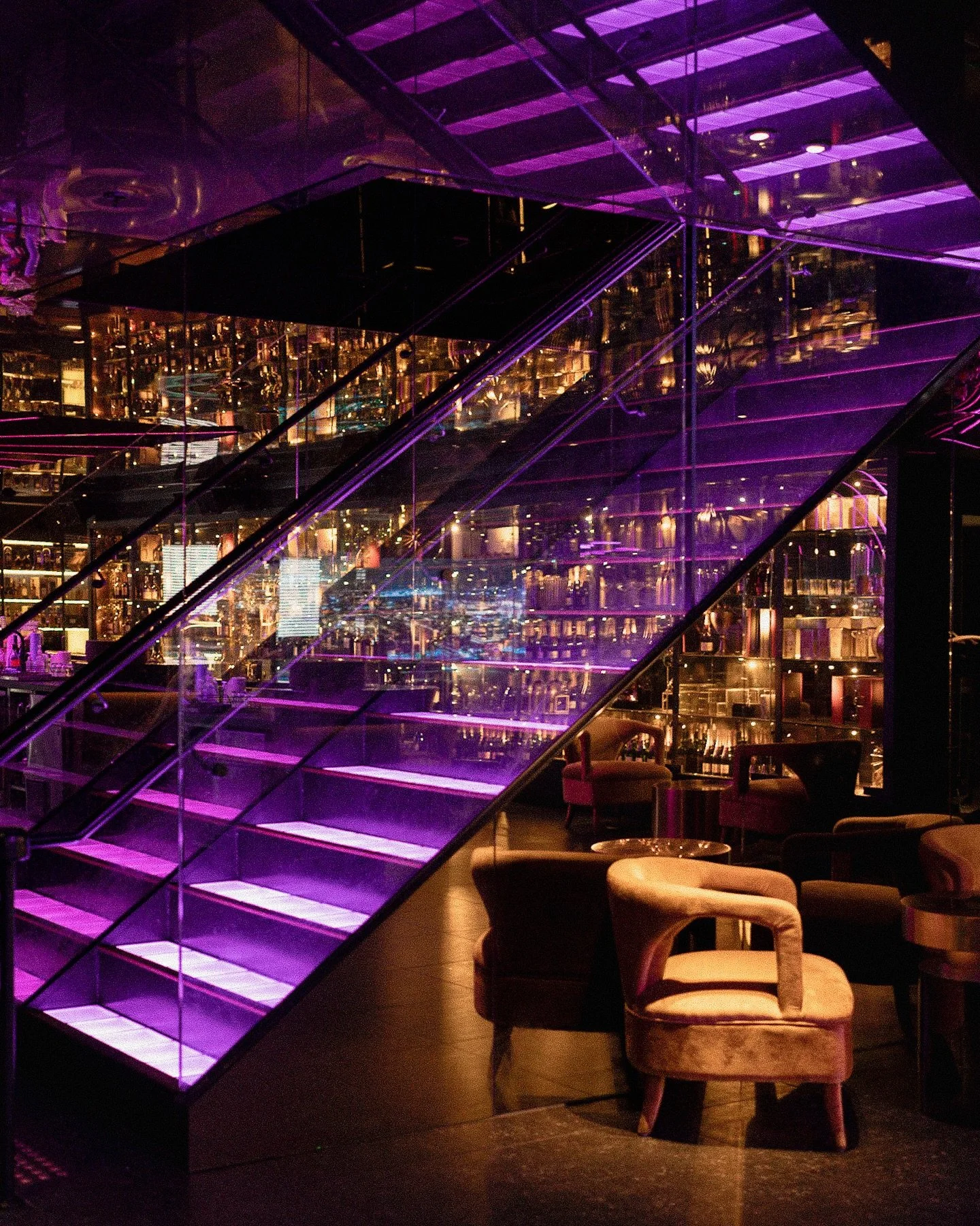 Stairway to 777. 

.. and four other VIP rooms 🥂 

Private events done right.