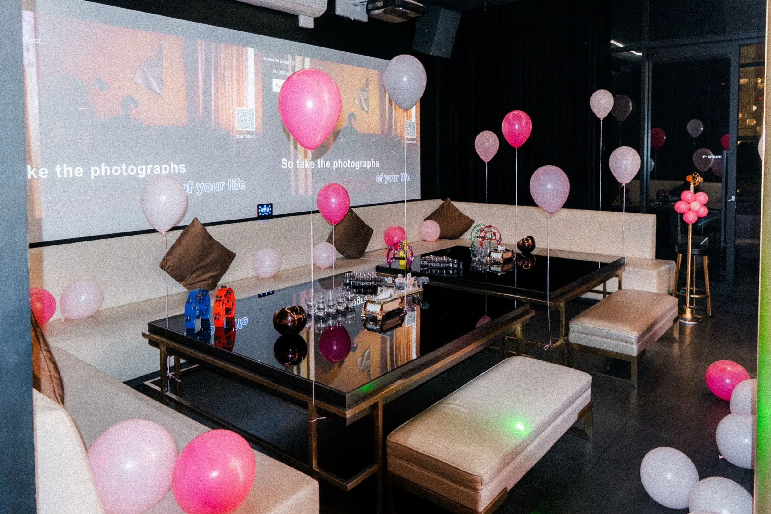 Someone took &ldquo;surprise me&rdquo; very seriously. We&rsquo;ll handle the setup, you take the credit.

Birthday d&eacute;cor upgrades are available with VIP room bookings.

#melbournevents #melbournekaraoke #melbournenightlife