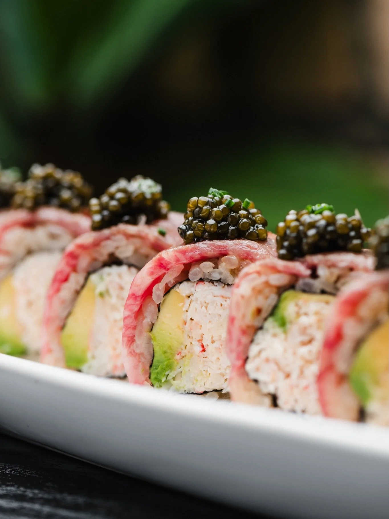 A moment of appreciation for our rolls. Always rolled fresh to order. Our crab is real, not imitation and all the freshest fish and ingredients we use in our chef specialty dishes are also used here. 

The last roll pictured is one of our top sellers