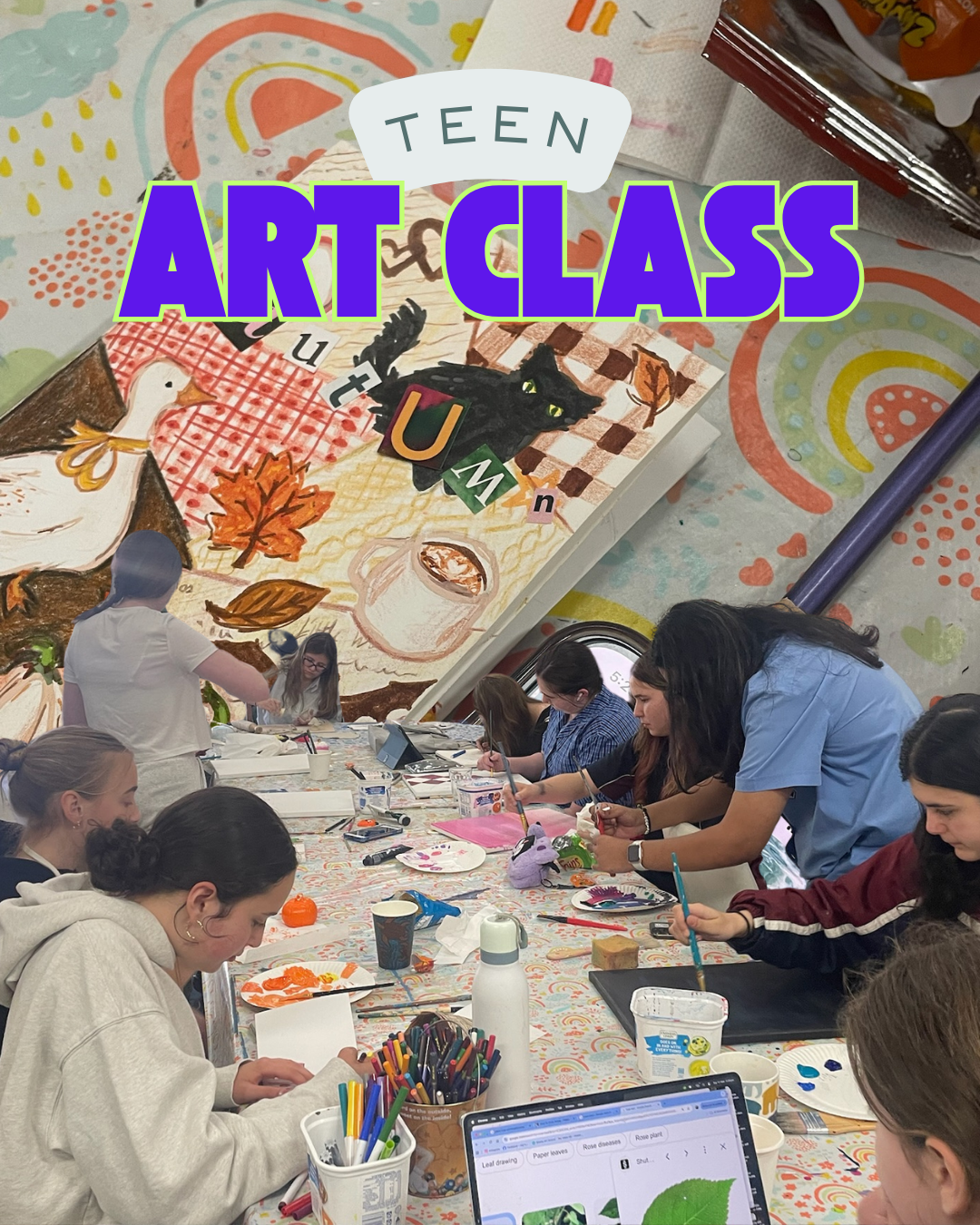 Term 3 Teens Art Class ( Tuesday Class)
