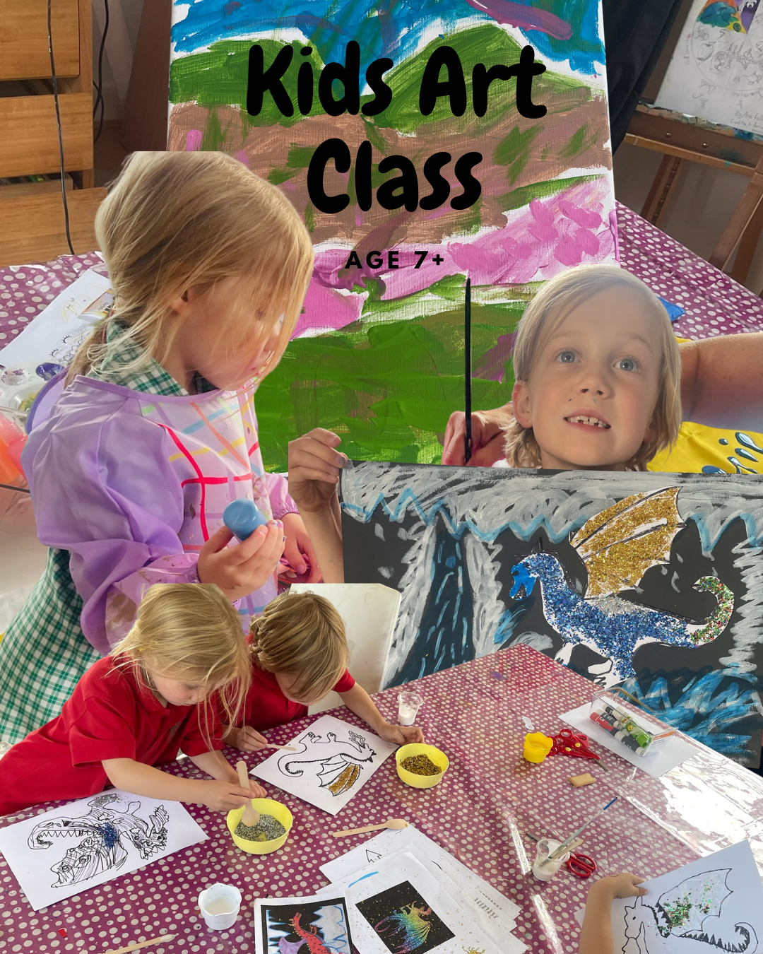 Term 3 Kids Art Class (Ages 7+) Wednesday Class