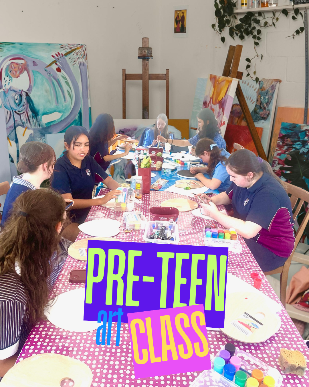 Pre-Teen Art Class (Grade 4+  Thursday Class)