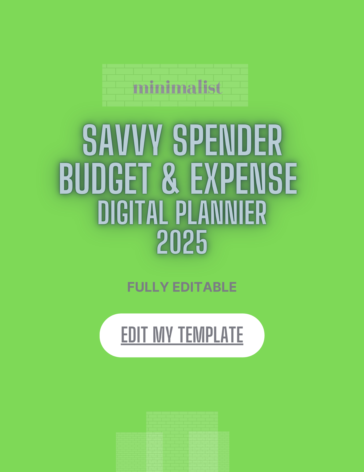 SAVVY SPENDER & BUDGET DIGITAL PLANNER