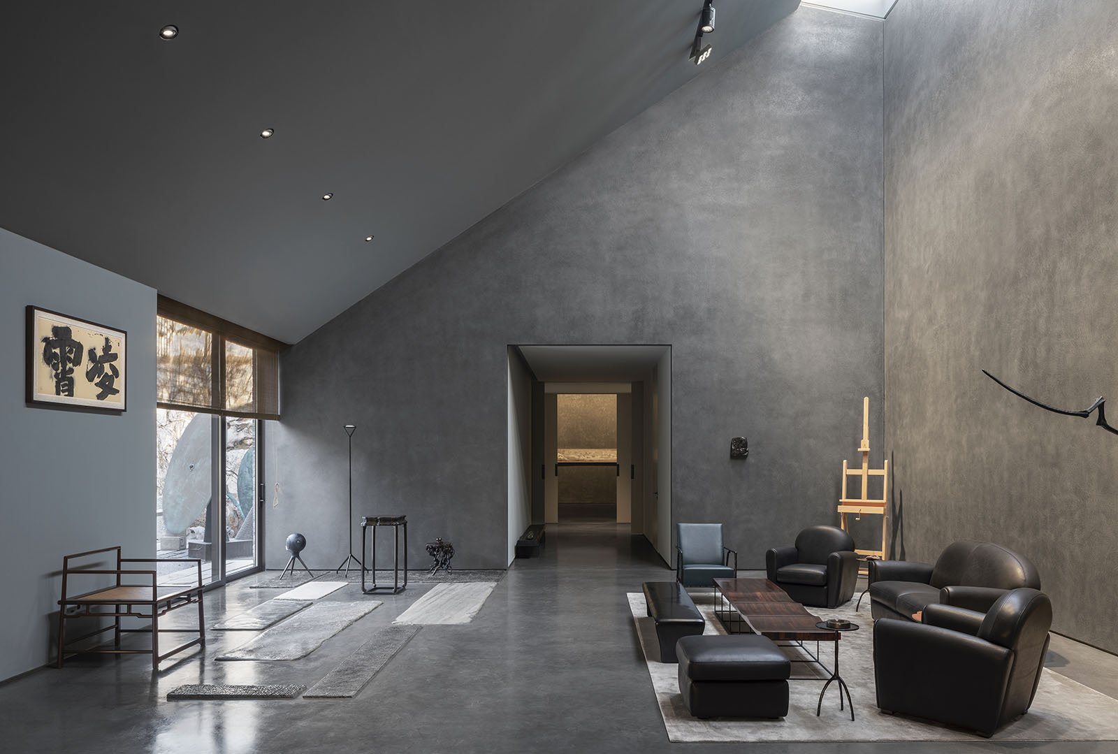 space z beijing zeng fanzhi artist studio lounge interior