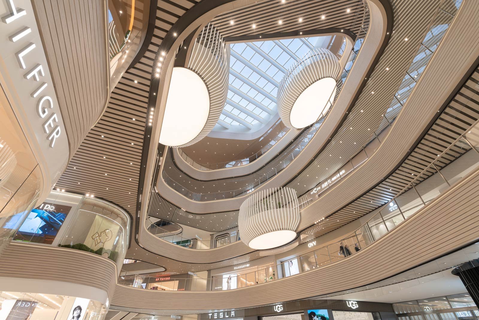dalian mixc ifg architects interior design atrium
